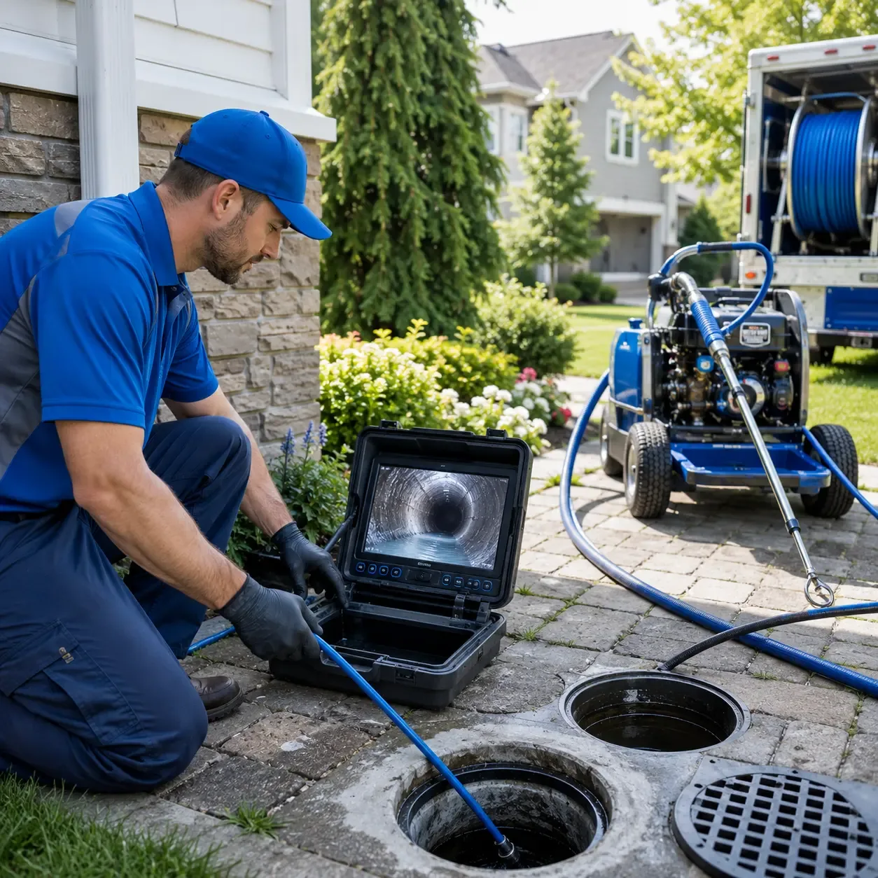 Outdoor drain cleaning professionals serving Fall River, WI