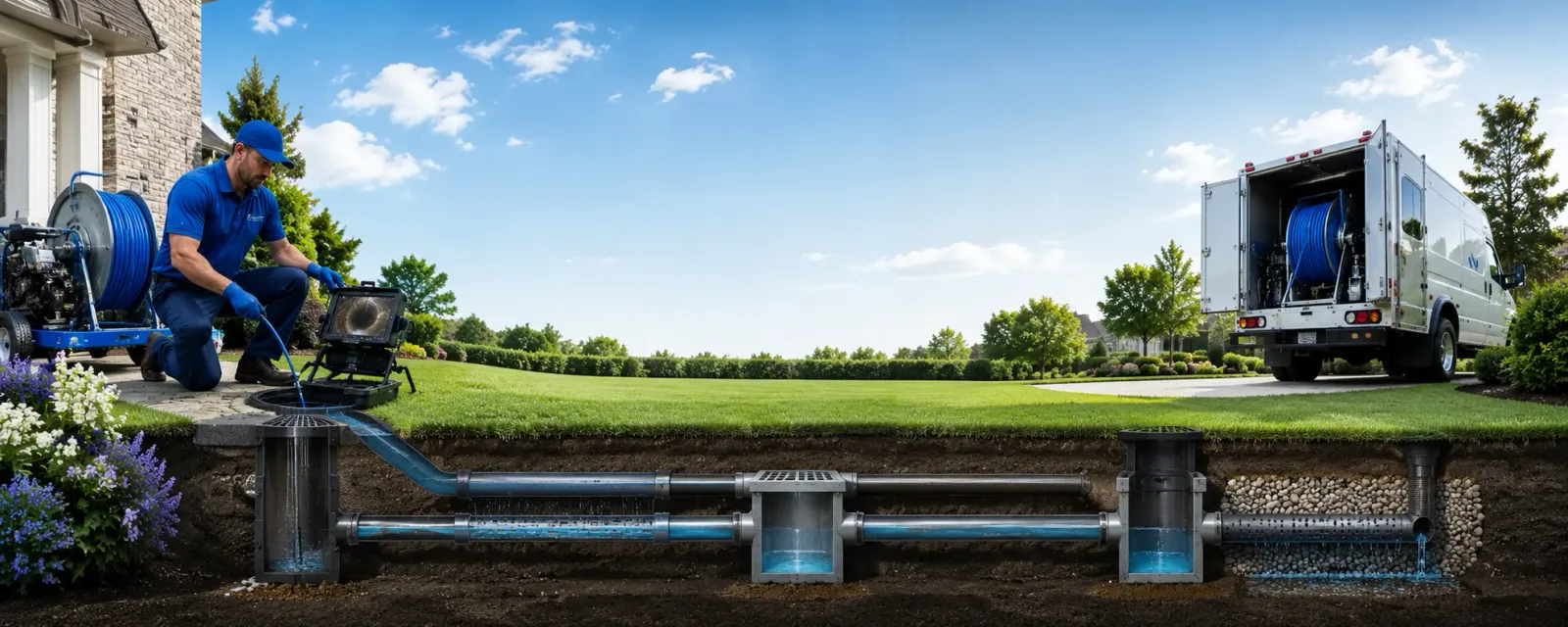 Outdoor drain cleaning information for Fall River, WI